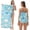 Style 5, variant on 2-in-1 Blue Foldable Beach Towel Backpack – Printed Bath Towel with Built-in Storage, Summer, Camping, Yoga and Travel, Convertible Beach Mat & Carry Bag, Absorbent for Pool