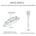 thumbnail image 5 of Rosec Jewels Certified 5MM Lab Grown Diamond Solitaire Promise Ring for Her, EF-VS Quality, 10K White Gold, US 3.00, 5 of 8