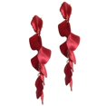 thumbnail image 2 of 1 par de pendientes colgantes exquisitos resistentes al desgaste acrílicos largos para mujer pendientes colgantes accesorios de joyería, 2 of 5