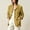 Yellow, variant on Hueook 2026 Suede Blazers for Women Business Casual Ladies' Casual Fashion Lapel with Pocket Buttons Long Sleeve Brown S