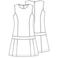 thumbnail image 3 of Classroom School Uniforms Big Kid Plus Pleated Jumper 54143, 3 of 3