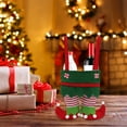 thumbnail image 6 of Christmas Candy Bags Gift Santa Pants and Elf Boots Handbags Stocking Lovely Treat Xmas Goodies Bag for Boys Girls Party Favor Decorations 16.54in, 6 of 7