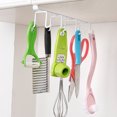 thumbnail image 4 of Roofei Cup Holder Under Cabinet - Extra Large Hook Distance, 8 Hook Coffee Cup Mug Holder for Kitchen （white）, 4 of 5