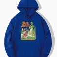 thumbnail image 1 of Sudadera con capucha con estampado de alienígena de cómic retro, sudaderas con capucha geniales para hombres, sudadera con capucha de diseño gráfico informal para hombres con bolsillo de canguro para, 1 of 4