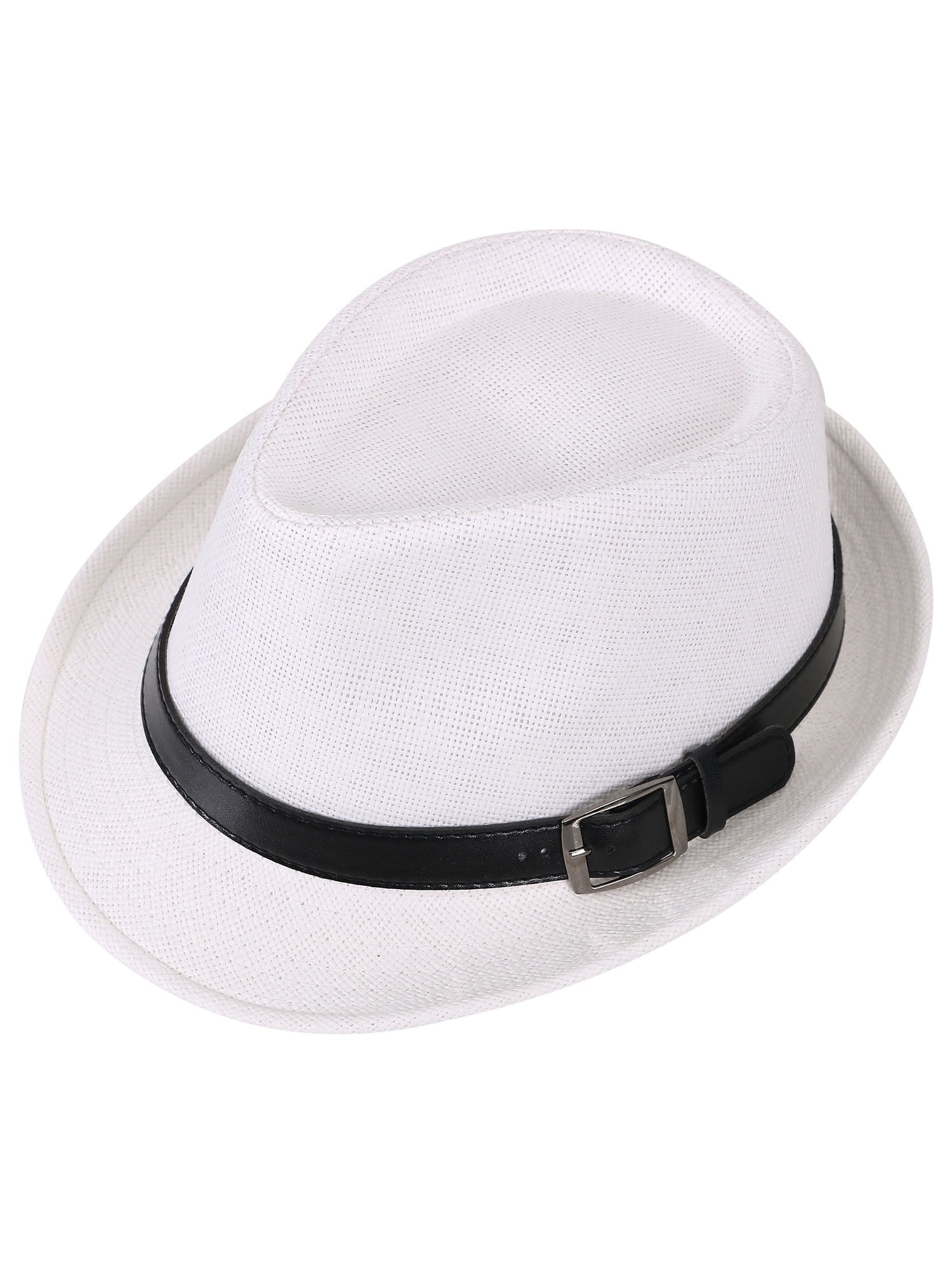 trilby hat white