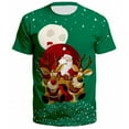 thumbnail image 1 of LUOGENLI T-shirts pour Homme pour Hommes Noël T-Shirt à Manches Courtes à Col Rond pour Hommes et Femmes T-shirts Vintage pour Hommes T-Shirt Graphique Pâques T-shirts pour Hommes T-shirts Graphiques Fête de la Saint-Patrick Vert Foncé L, 1 of 2