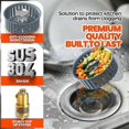thumbnail image 2 of 2 Pack 3 in 1 Kitchen Sink Drain Strainer & Sink Stopper, Upgraded Stainless, 2 of 5