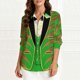 thumbnail image 1 of TaTaai Women's Mardi Gras Print Long Sleeve Casual Loose Shirt Unisex Lapel Button Down Blouse Fashion Holiday Top for Daily Office Party Streetwear Spring Summer Wear Gift, 1 of 9