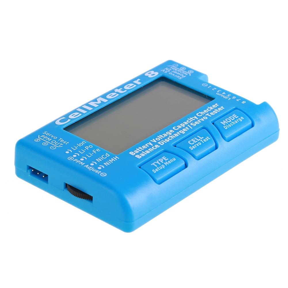 RC CellMeter 8 Digital Battery Capacity Checker Balance Discharger