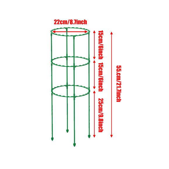Steel Trellis Plant Support Frame – Climbing Vine Rack for Flowers, Vegetables & Potted Plants