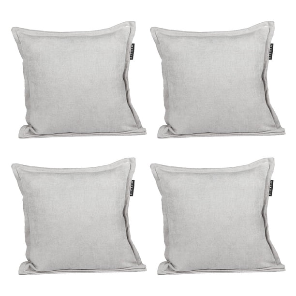Cojin Cecorativo Cuadrado Set de 4 Soho Gris