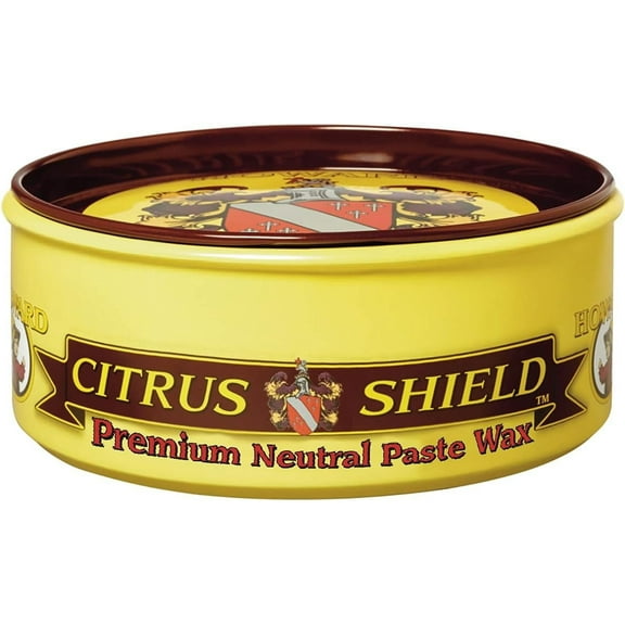 CS0014 Citrus Shield Paste Wax, Wood Furniture Polish, Wood Cleaner, 11-Ounce, Neutral