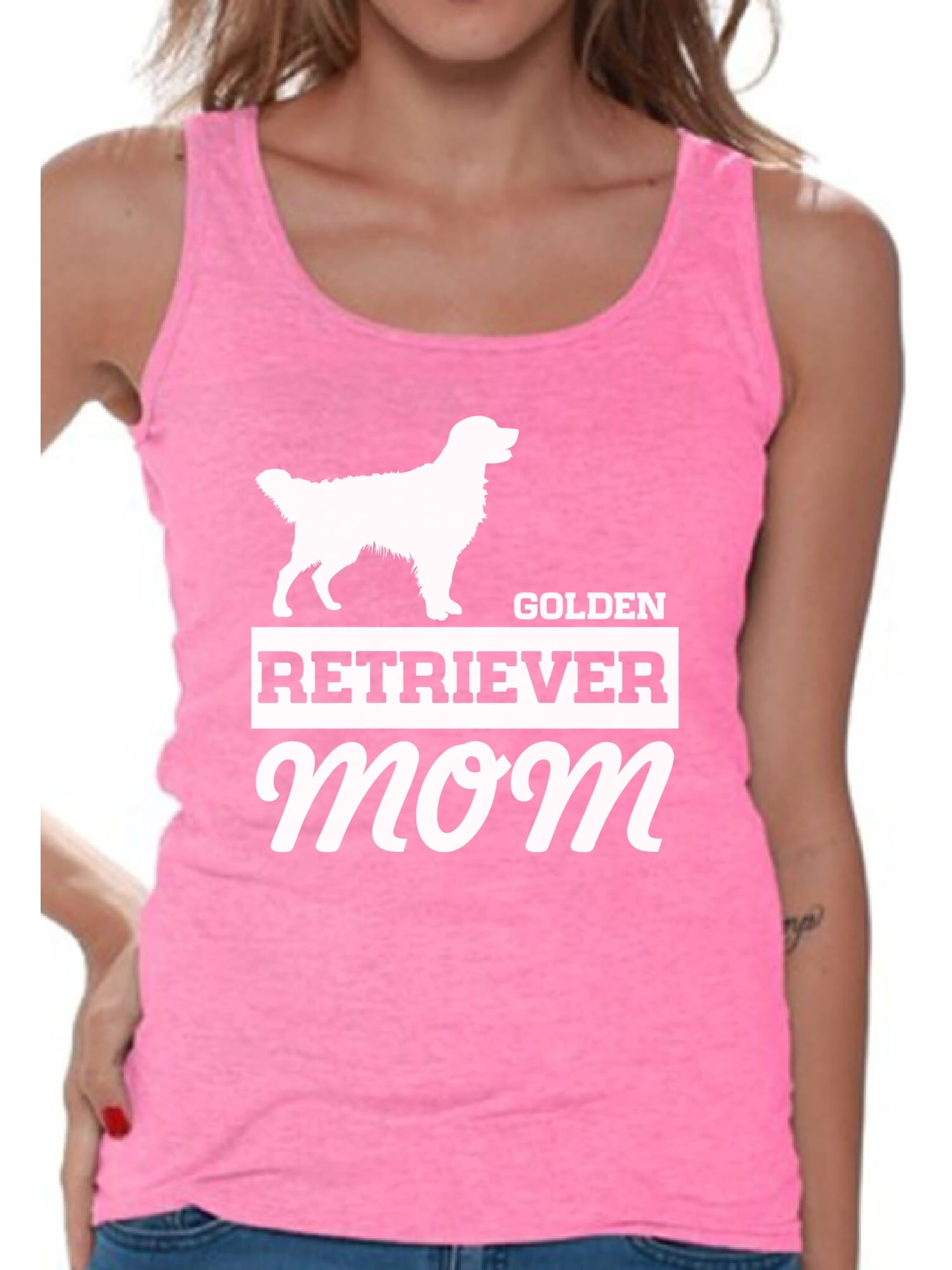 Women's Golden Retriever Mom Graphic Tank Tops Dog Lover - Walmart.com