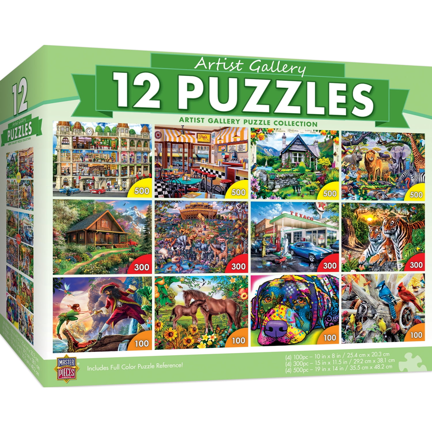 MasterPieces Adult 12-Pack Multipack Jigsaw Puzzles - Artist