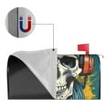 thumbnail image 2 of Naloa Modern Hip-Hop Skull Mailbox Covers Magnetic Post Box Cover Post Letter Box Cover Garden Decor-25.5x21 in, 2 of 8