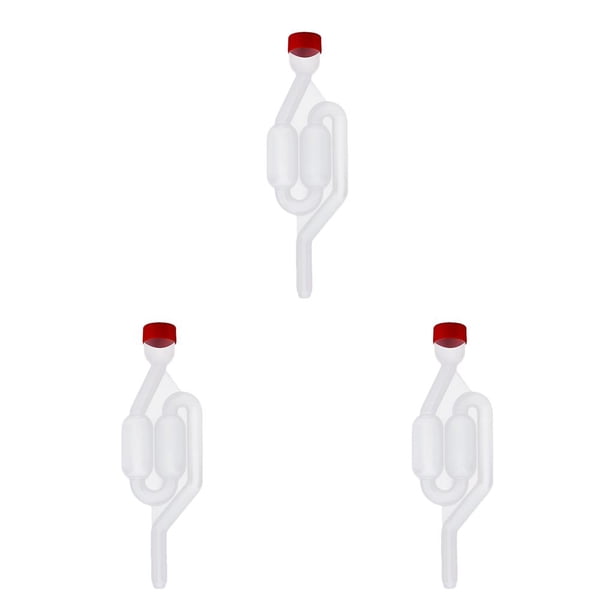 Advancent Wine Brewing One-way Exhaust Valve with Reusable Sealed Lid Part Valves Accessory Replacement Transparent Airlock Type1 NO1