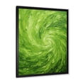 thumbnail image 4 of Designart "Dreamy Green Serene Spiral IV" Abstract Spirals Picture Framed Wall Art Prints, 4 of 5