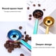 thumbnail image 3 of Toystoory Cuchara de café de acero inoxidable 2 en 1, bolsa de sellado, Clip de cocina, cuchara de café dorada, cuchara medidora de tierra con Dorado, 3 of 6