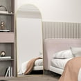 thumbnail image 3 of Gold Arched Full Length Mirror, 56x16 Inch Floor Mirror with Stand for Bedroom, Living Room, 3 of 7