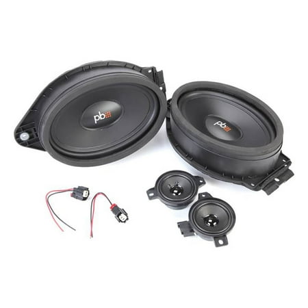 PowerBass OE69C-GM - 6"x9" Direct Fit Compatible with GMC OEM Component Speakers Kit / 80Wmrs - 160Wmax - Pair