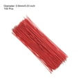thumbnail image 3 of Uxcell 100Pcs Hookup Wire Jumper Wires Pickup Cable 10cm Long for Electrical Guitar Wiring Headphone Wires,Red, 3 of 4
