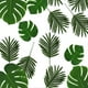 thumbnail image 5 of Juego de 90 hojas de palma artificiales, plantas tropicales, decoración para fiestas hawaianas, temáticas de playa y selva., 5 of 5