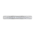 thumbnail image 3 of 1 Carat Prong Set Diamond Ladies Wedding Eternity Ring in 14K White Gold (Ring Size 9) (SI1-SI2 Clarity), 3 of 4