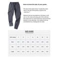 thumbnail image 4 of SPEEDRUN Men's Fleece Winter Pants Sherpa Lined Active Joggers Sweatpants Drawstring Zipper Pockets Elastic, 4 of 6