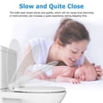 thumbnail image 5 of Toilet Seat with Built-in Potty Training Seat,Kids Potty Training,Toddler Toilet Seat,2 in 1 Toilet Seat for Toddlers & Adults,Soft-Close, Comfortable,Removable That Will Never Loosen, 5 of 6