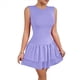 thumbnail image 2 of Vestido de Verano para Mujer, Sin Mangas, Cuello Redondo, Corto, Holgado, con Volantes, con , para Cóctel o Fiesta, , Talla M, 2 of 9