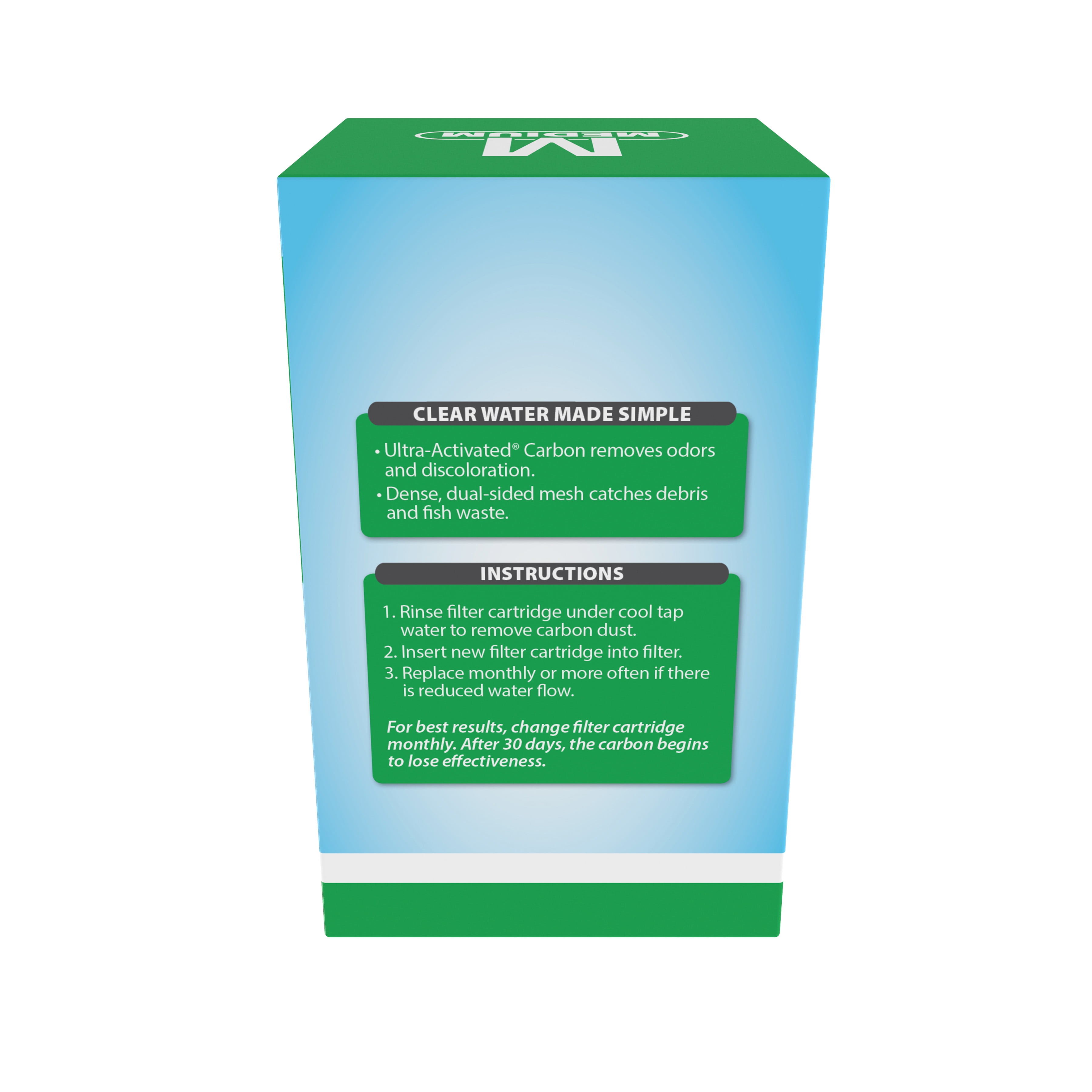 (4 pack) Tetra Whisper Bio-Bag Disposable Filter Cartridges for Aquariums, Medium, 3 Count