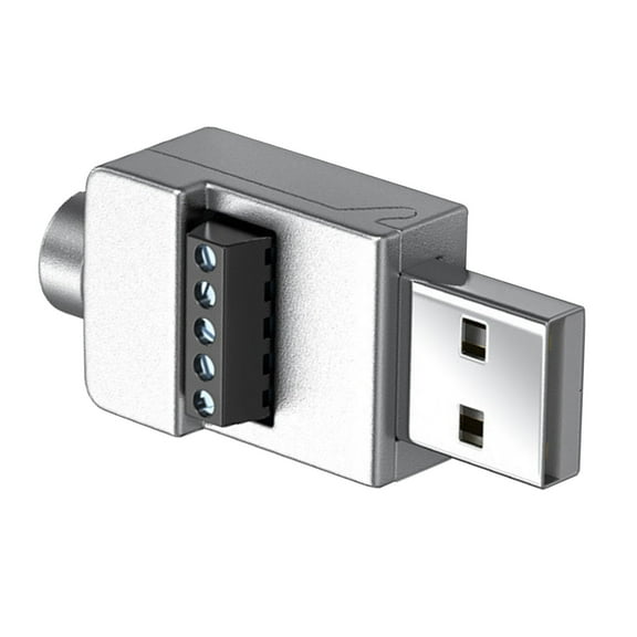 USB 2.0 Connector Screw Terminals Solderless Block Adapter USB 2.0 Repair Kits Male Terminals Converter Connector for USB