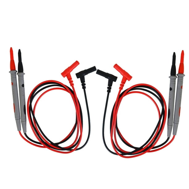 Baitaihem 2 Pairs Universal Multimeter Test Leads Digital Multimeter ...