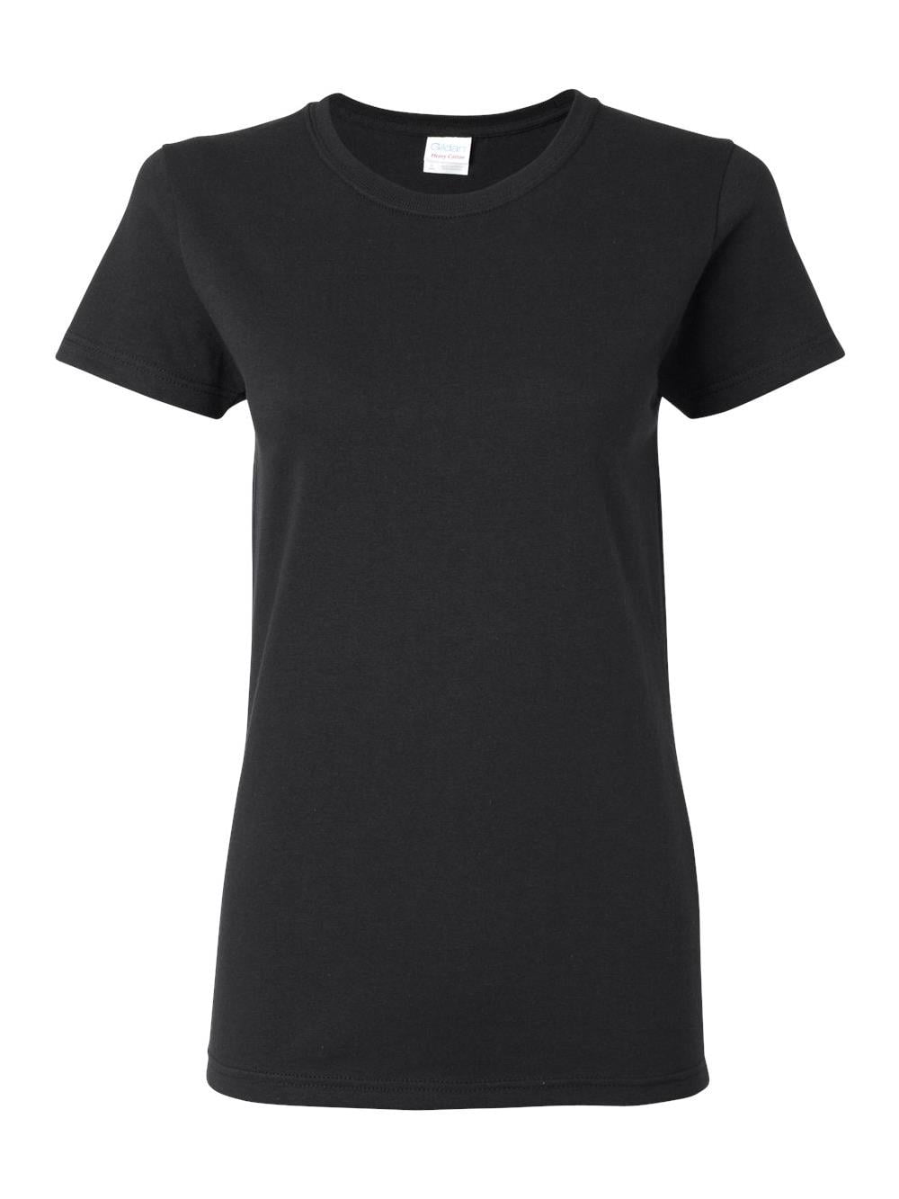 Gildan - Gildan T-Shirts Heavy Cotton Women's Short Sleeve T-Shirt ...