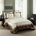 thumbnail image 1 of Modern Heirloom A367C09RDNDS Ensemble de Courtepointe Brooke - Format Double et Grand - 3 Pcs, 1 of 4