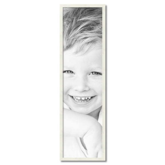 ArtToFrames 13" x 48" White Picture Frame, 13x48 inch White Wood Poster Frame (WOM-5140)