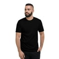 thumbnail image 2 of Gildan - Crewneck Softstyle Lightweight T Shirt for Men | Short Sleeve Black Color Tee Made with 4.5 Oz 100% Ring-Spun Cotton, 3XL Size, Pack of 6, 2 of 6