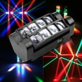 thumbnail image 3 of 90W 8 LEDs Spider Moving Head Stage Lighting, DMX Disco Party DJ Light with Dynamic Effects, for Home Parties, Discos, and Night Clubs, 3 of 10