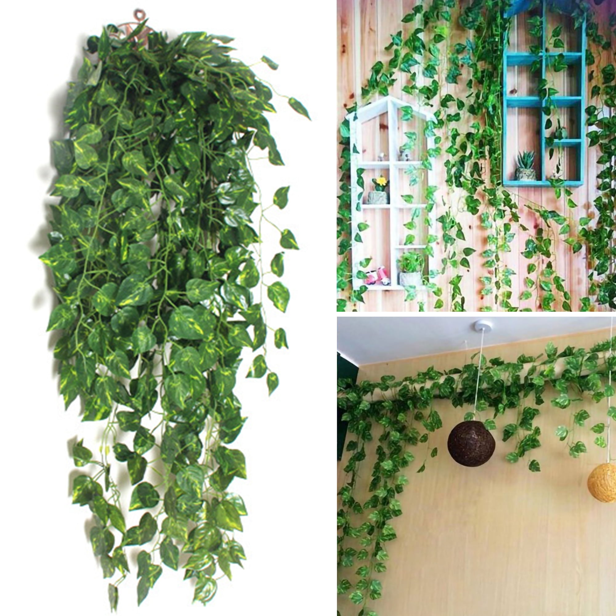 Artificial Hanging Ivy Vines Realistic Faux Greenery Leaf - Temu