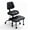 Black, variant on Delmango Ergonomic Criss Cross Legged Office Chair with Footrest, 360° Swivel Meditation Chair, Adjustable Height for ADHD, Home Desk Chair Lumbar Support
