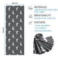 thumbnail image 2 of Dachshund Hot Yoga Mat Towel Non Slip for Hot Yoga - Quick-Drying Yoga Mat Cover with 4 Corner Pockets with Travel Bag - Hot Yoga Towel Non Slip Grip Moisture Wicking Sweat 70"x26", 2 of 6