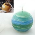 thumbnail image 3 of Paquete de 2 Moldes de Plástico para Velas, Moldes de Bolas Transparentes para Herramientas de Fabricación de Velas (100 Mm, 120 Mm) Soledad Esfera redonda del molde de la vela, 3 of 10