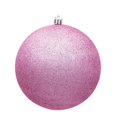 thumbnail image 1 of Vickerman N592079DG Boule de Noël 8 Po. Rose Pailletée avec Capuchon Percé, 1 of 3