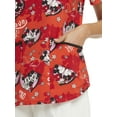 thumbnail image 5 of Scrubstar Women's "Mickey Forever" V-Neck Print Scrub Top WM12T745LA, 5 of 5