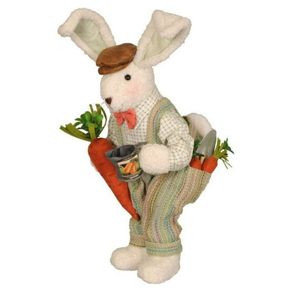Karen Didion Carrot Garden Bunny Figurine
