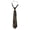 Coffee, variant on Unisex Punk Metal Chain Tie Necktie, Cravate Pour Femme & Men, Accessories for Business, Prom & Party 1PC Navy