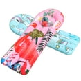 thumbnail image 3 of Chaise Longue en PVC Jouets Flottants Hamac Gonflable Confortable Lit Portable Durable Accessoires de Piscine Multifonctionnels Rose, 3 of 5