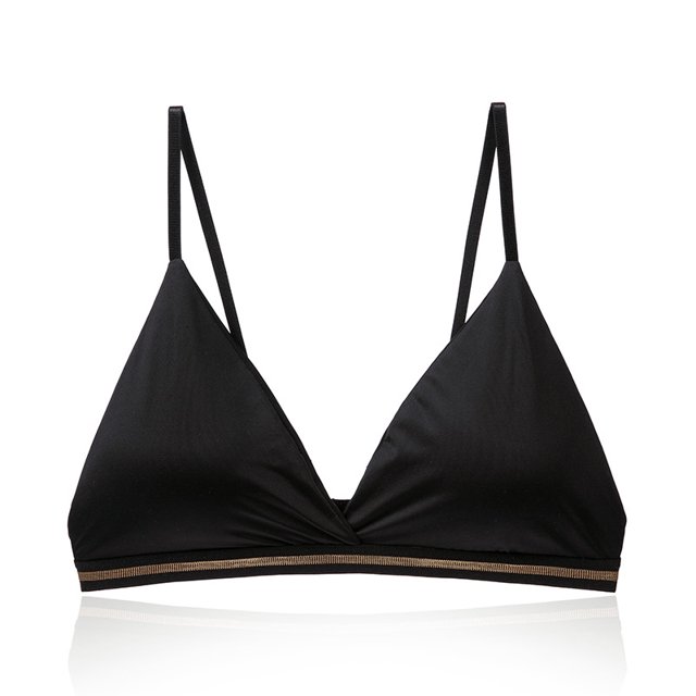 Ropa interior fina sin costuras de seda de hielo para mujer, top de tubo sexy puro, bikini con espalda hermosa, sujetador para mujer sin anillos de acero