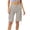 Beige, variant on Womens Cargo Shorts, Loose Fit Zipper Multi-Pockets Twill Knee-Length Bermuda Drawstring Shorts