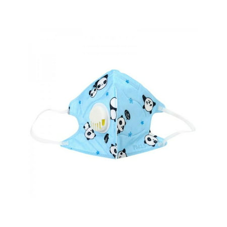 Bavy 3PCS Cartoon Cute PM2.5 Anti-Dust Mouth Face Masks for Kids Disposable Non-Woven Fabric Masks With Respiration Taps